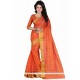 Fine Polly Cotton Patch Border Work Casual Saree