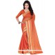 Capricious Patch Border Work Polly Cotton Casual Saree