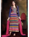 Multicolor Georgette Punjabi Suit