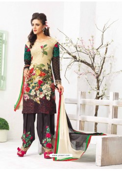 Multicolor Velvet,Jacquard Punjabi Suit