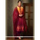 Blissful Embroidered Work Cotton Multi Colour Pant Style Suit