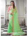 Sensational Green Classic Designer Saree