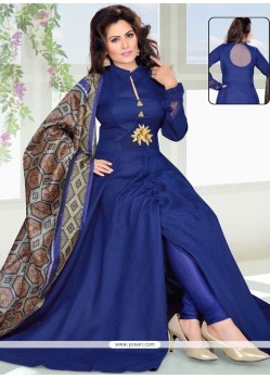 Dainty Blue Anarkali Suit