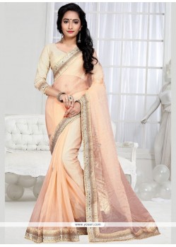 Alluring Embroidered Work Designer Saree