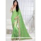 Hypnotic Embroidered Work Shimmer Georgette Designer Saree