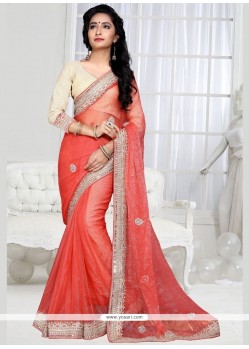 Graceful Shimmer Georgette Designer Saree