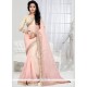 Affectionate Shimmer Georgette Embroidered Work Designer Saree