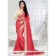 Vibrant Resham Work Designer Saree