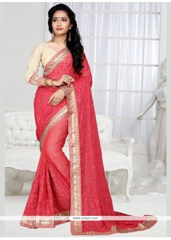 Vibrant Resham Work Designer Saree