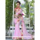 Capricious Pink Casual Saree