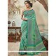 Distinguishable Print Work Art Silk Casual Saree