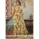 Ravishing Art Silk Yellow Casual Saree