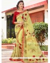 Dashing Print Work Casual Saree