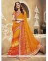 Dilettante Georgette Embroidered Work Casual Saree