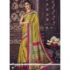 Engrossing Yellow Casual Saree