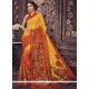 Tiptop Orange And Yellow Casual Saree