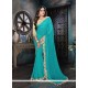 Lovely Art Silk Embroidered Work Designer Saree