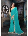 Lovely Art Silk Embroidered Work Designer Saree