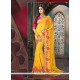 Festal Patch Border Work Art Silk Designer Saree