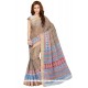 Sophisticated Cotton Print Work Casual Saree