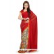 Prominent Faux Chiffon Print Work Casual Saree