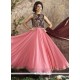 Intrinsic Pink Georgette Anarkali Salwar Suit