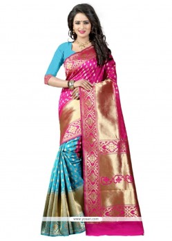 Latest Banarasi Silk Weaving Work Traditional Designer Saree