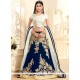 Mouni Roy Embroidered Work Blue Lehenga Choli