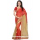 Demure Net Brasso Designer Saree