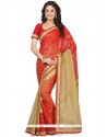 Demure Net Brasso Designer Saree