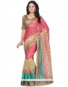 Catchy Pink Classic Saree