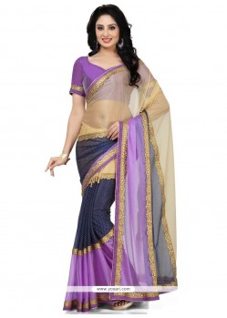 Elite Lace Work Lycra Classic Saree