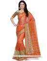 Resplendent Patch Border Work Designer Saree