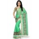 Catchy Lycra Patch Border Work Classic Saree