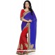 Hypnotizing Faux Georgette Half N Half Saree