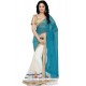 Festal Embroidered Work Designer Half N Half Saree