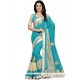 Integral Faux Chiffon Designer Saree