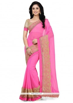 Monumental Pink Saree