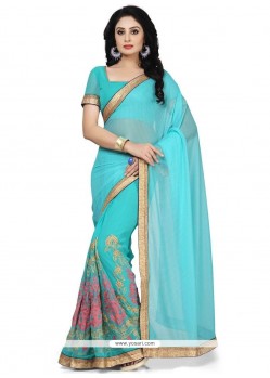 Groovy Faux Georgette Saree