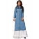 Beckoning Denim Blue Party Wear Kurti