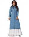 Beckoning Denim Blue Party Wear Kurti