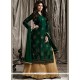 Shilpa Shetty Patch Border Work Beige And Green Long Choli Lehenga