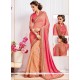 Adorable Embroidered Work Art Silk Half N Half Trendy Saree