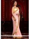 Spectacular Peach Classic Designer Saree