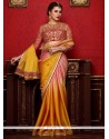 Snazzy Faux Chiffon Shaded Saree