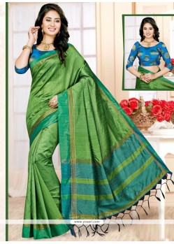 Urbane Green Traditional Saree