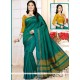 Heavenly Art Silk Sea Green Designer Traditional Saree