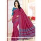 Modest Art Silk Pink Weaving Work Traditional Saree