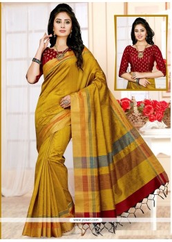 Graceful Weaving Work Traditional Saree