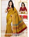 Graceful Weaving Work Traditional Saree